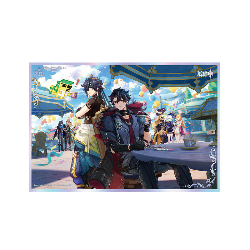 Genshin Impact Wriothesley acrylic art print theme series collectible card