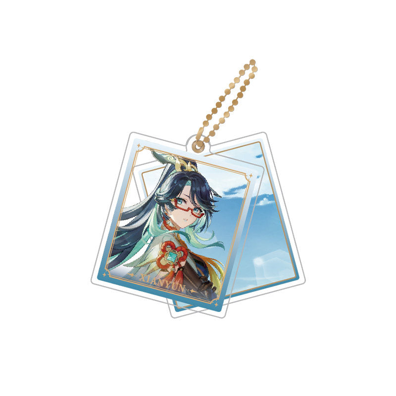 Genshin Impact Xianyun rotating double-sided acrylic keychain