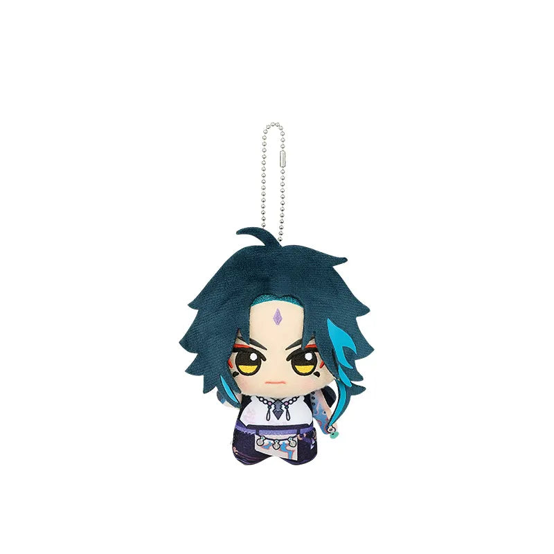 Genshin Impact Xiao Little Valley plush keychain featuring compact chibi collectible styling