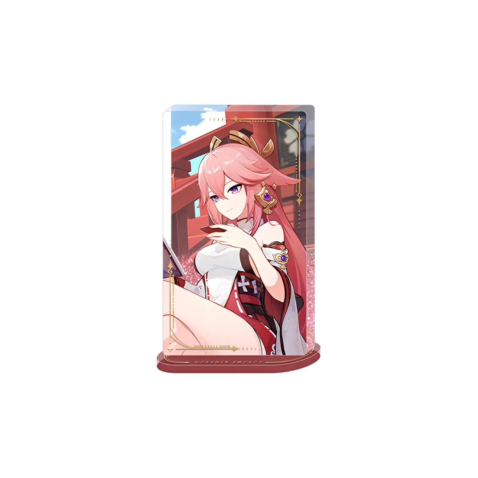 Genshin Impact acrylic PV series standee Yae Miko character display