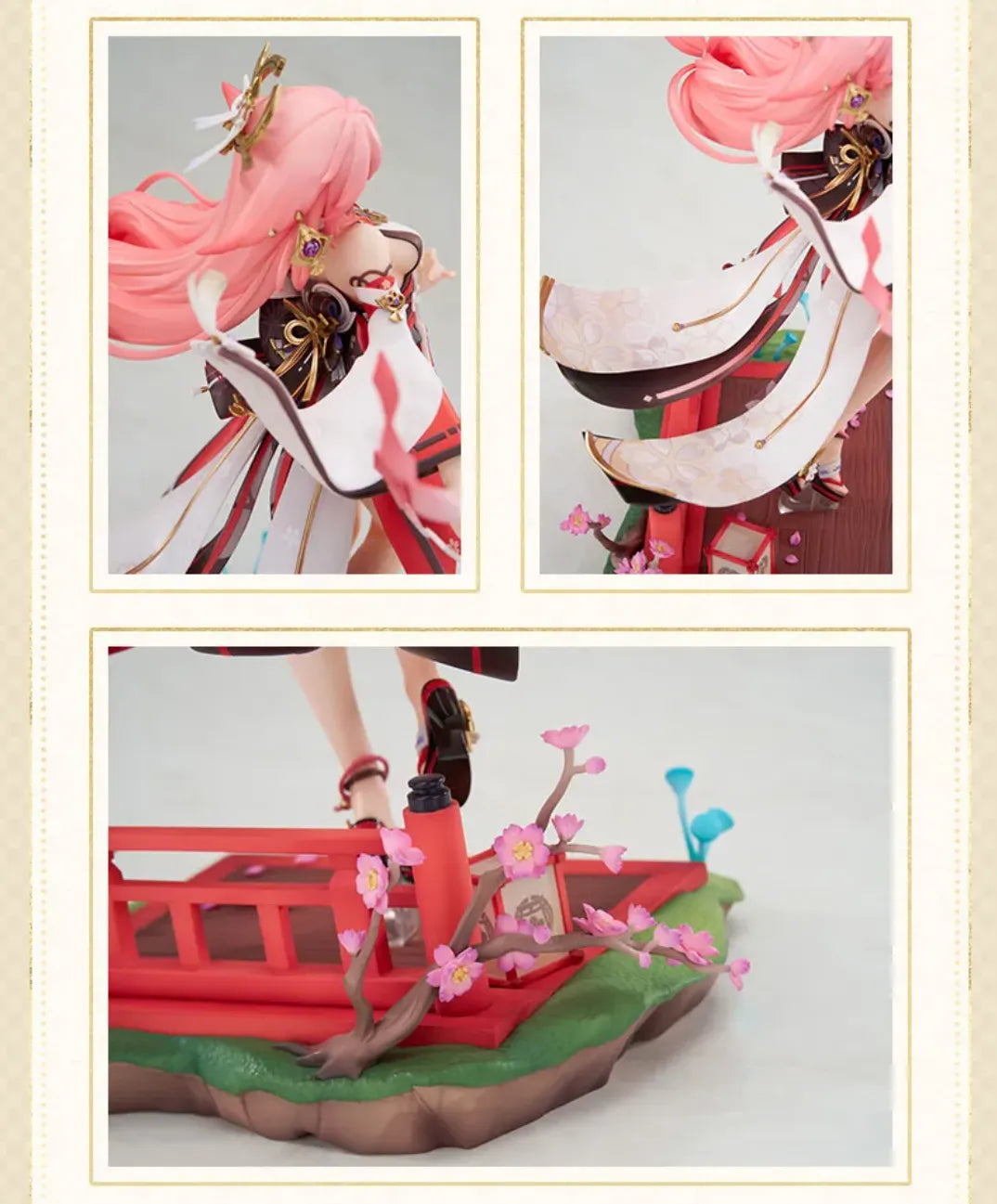 Bonus fox themed standee included with Yae Miko Ethereal Smile Ver. 1/7 Scale Figure
