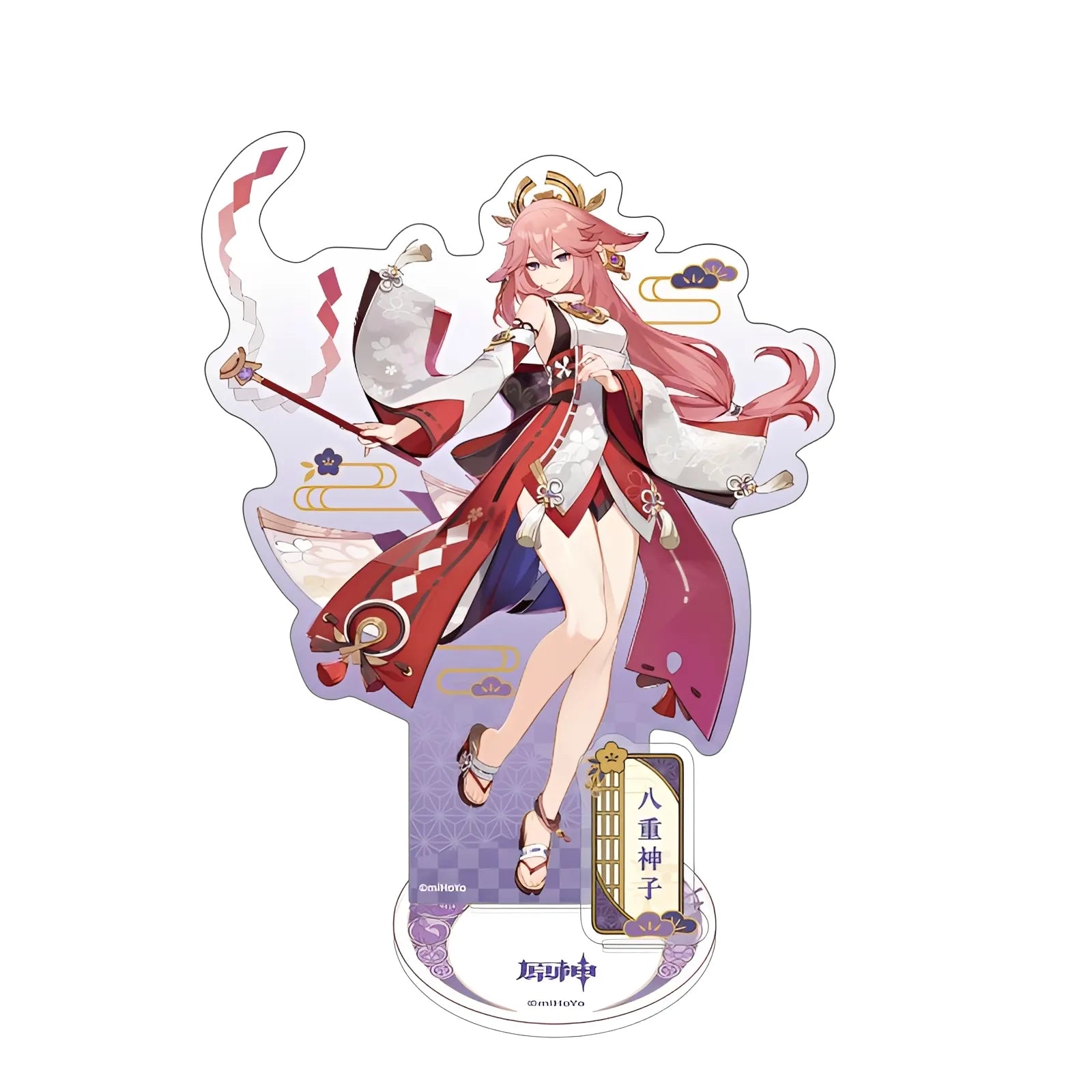 Genshin Impact Yae Miko Inazuma acrylic stand character desk decoration anime collectible standee