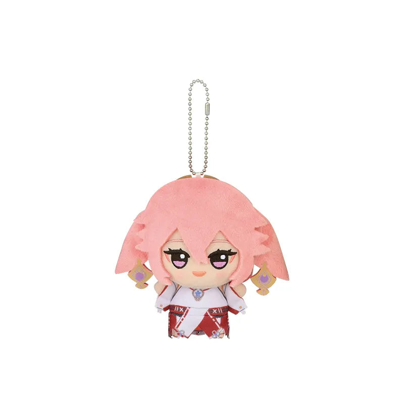 Genshin Impact Yae Miko Little Valley plush keychain with charming chibi plush character design