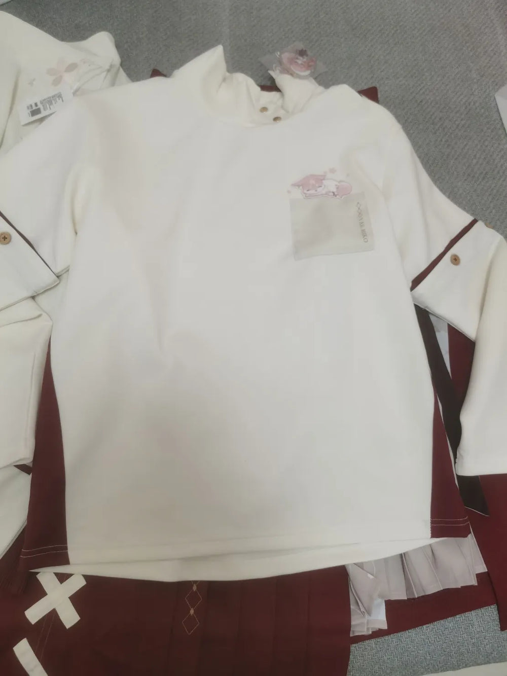 Genshin Impact Yae Miko Themed Stand Collar Sweatshirt