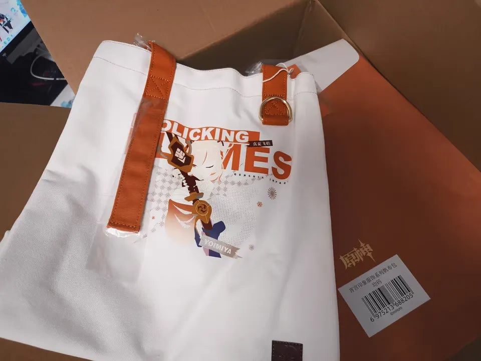 Genshin Impact Yoimiya Themed Tote Bag
