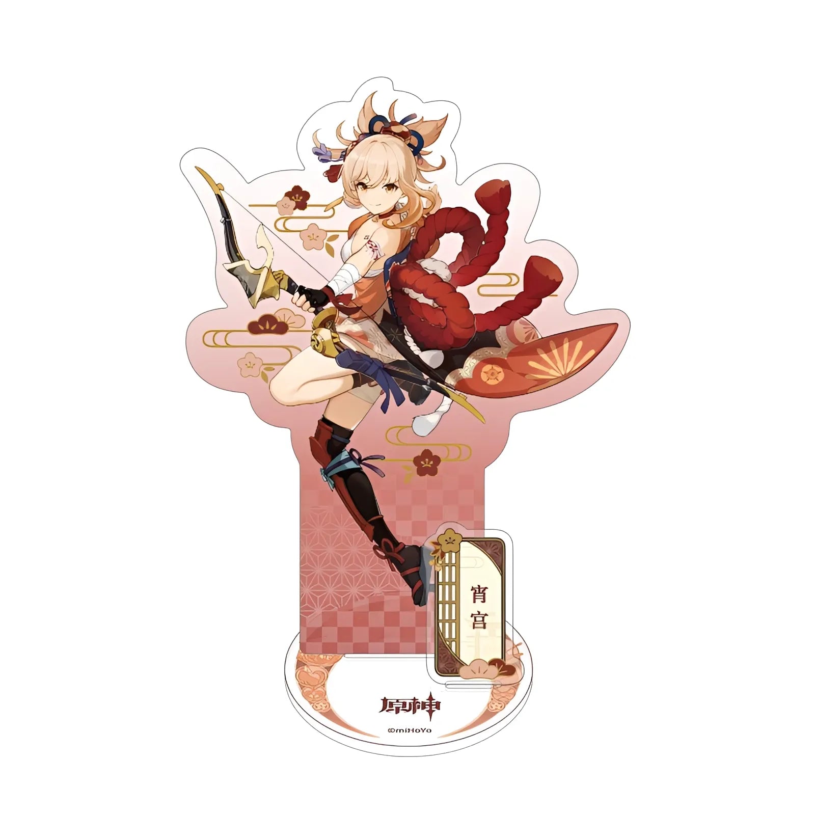 Genshin Impact Yoimiya Inazuma acrylic stand character desk decoration anime collectible standee
