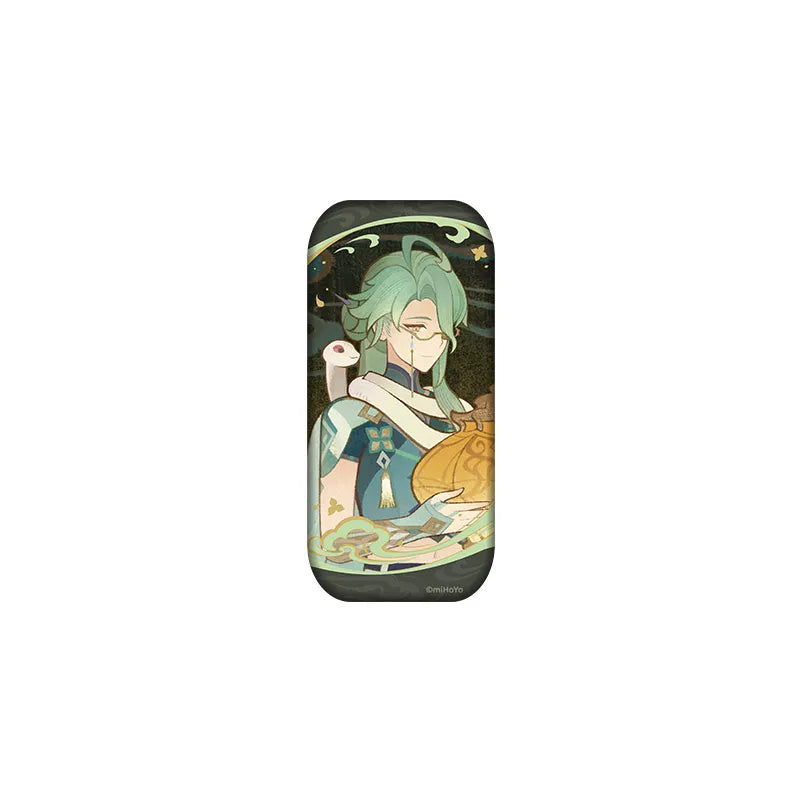 Baizhu paper badge from the Genshin Impact Yun Jian Yue Series