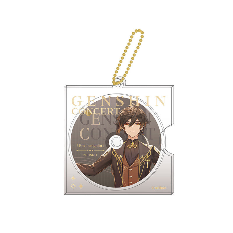 Genshin Impact Zhongli character badge dusty glory concert series metal pin