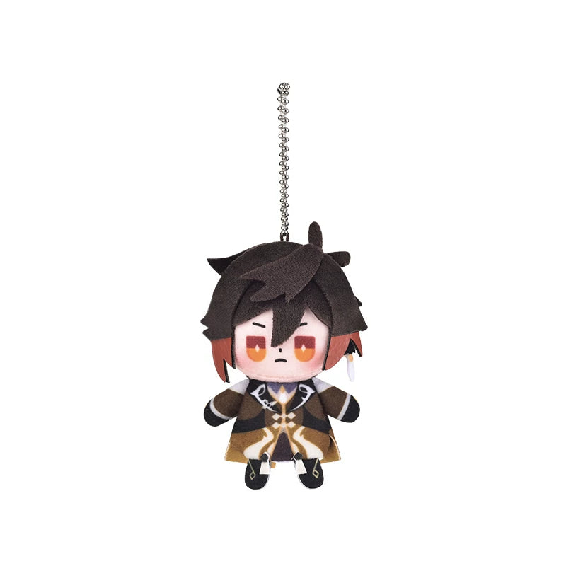 Genshin Impact Zhongli plush finger puppet keychain Fated Day series soft collectible