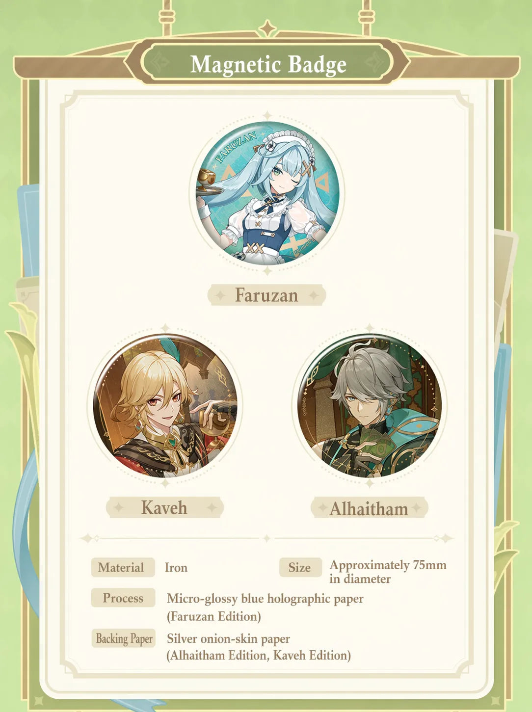 Genshin Impact In-Store Series full product lineup overview collectible merchandise