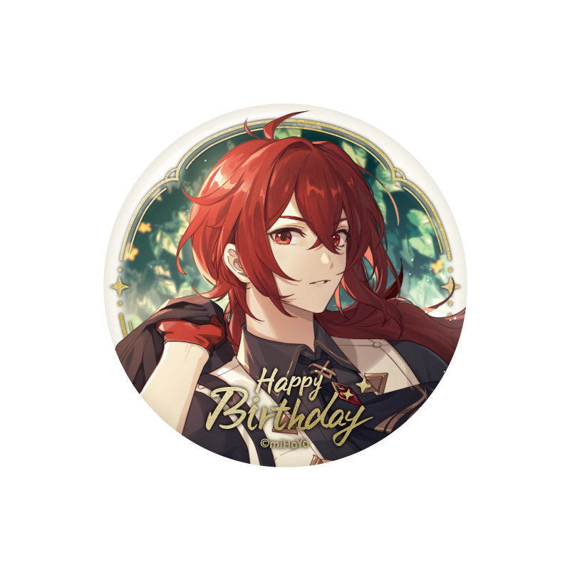 Genshin Impact Diluc 2022 Birthday Badge Moment of Destiny Series