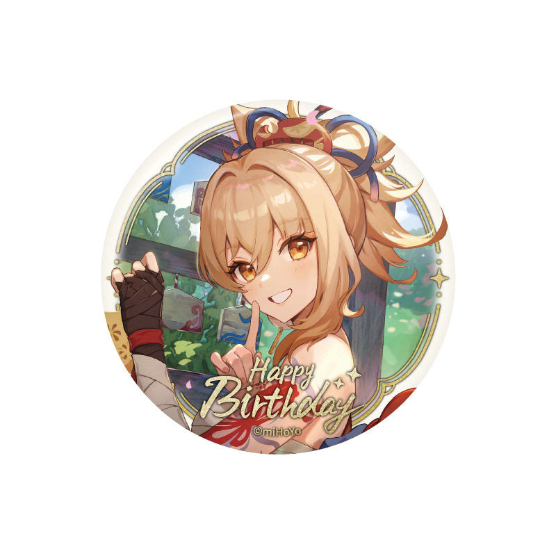 Genshin Impact Yoimiya 2023 Birthday Badge Moment of Destiny Series