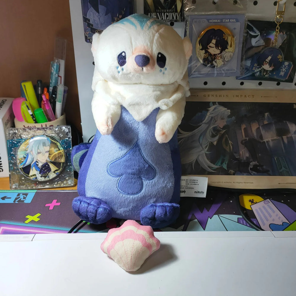 Genshin Impact Ocean Series Sea Otter Plush Storage Bag