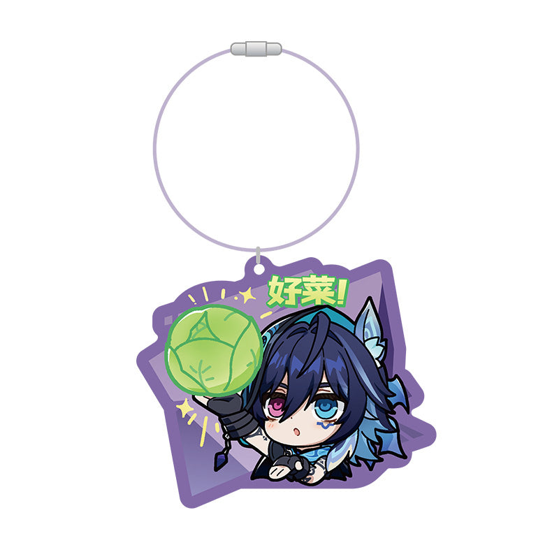 Genshin Q Version Expression Series Ororon acrylic keychain chibi design