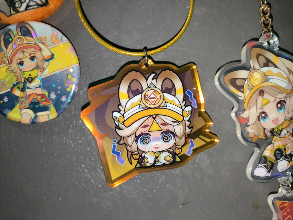 Genshin Impact Q Version Expression Series Acrylic Keychain – Natlan
