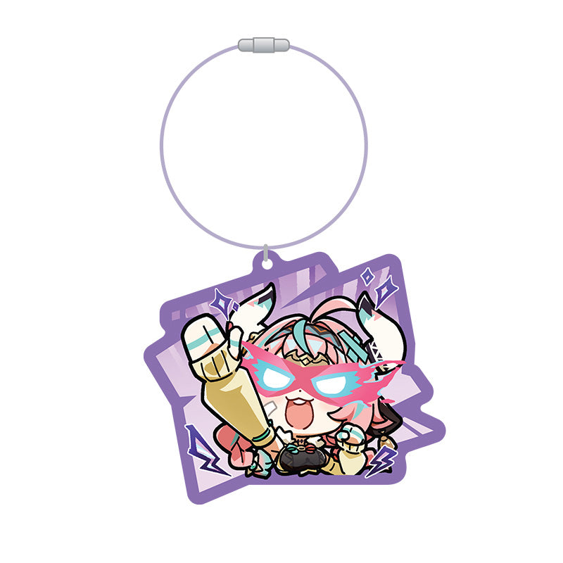 Genshin Q Version Expression Series Varesa acrylic keychain chibi design