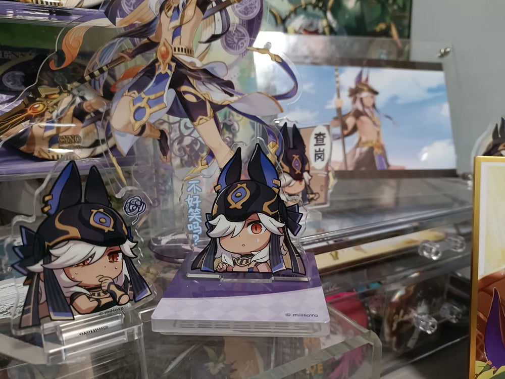 Genshin Impact Q Version Expression Series Calendar Stamp Stand