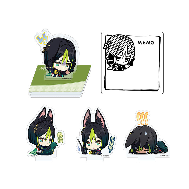 Genshin Q Version Expression Series Tighnari calendar stamp stand acrylic display