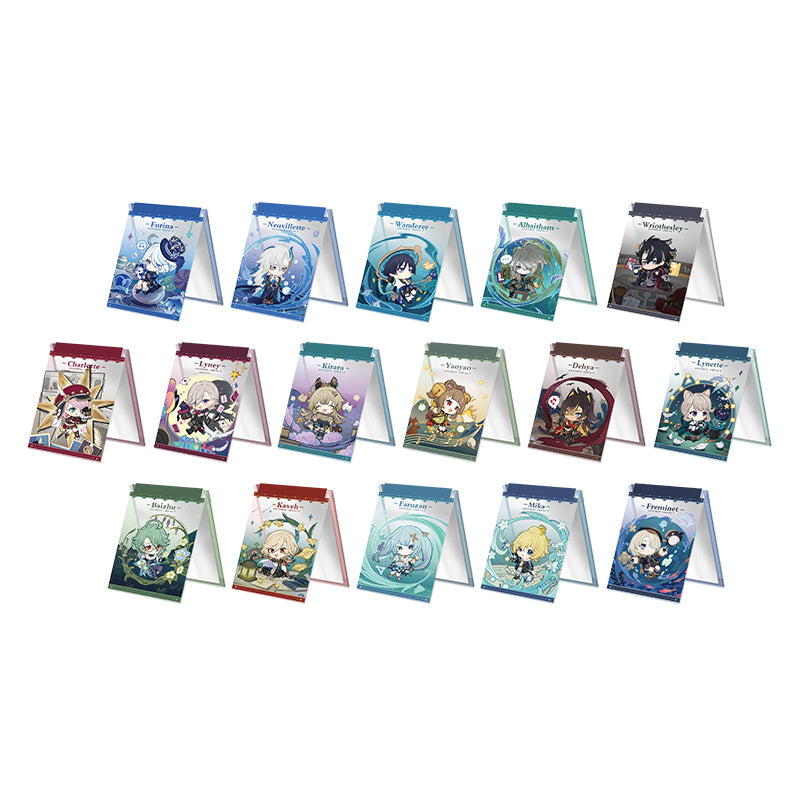 Genshin Impact Starlight Letter acrylic folding mirror full character collection display