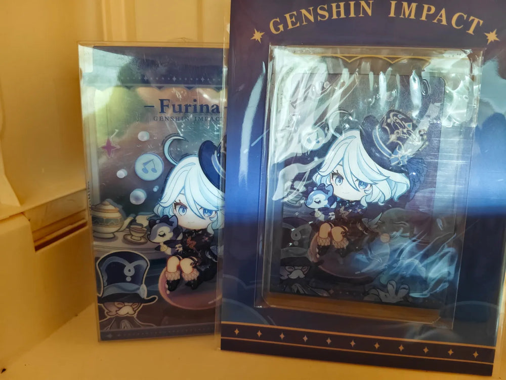 Conjunto de Cartas Genshin Impact Starlight Messages Coleção Chibi