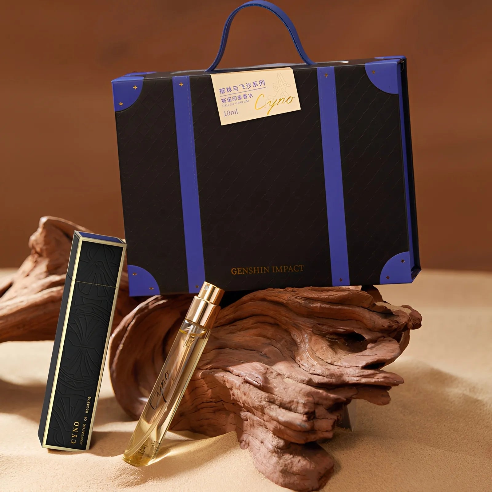 Genshin Impact Cyno fragrance set Sumeru Impressions series travel gift box and refill display