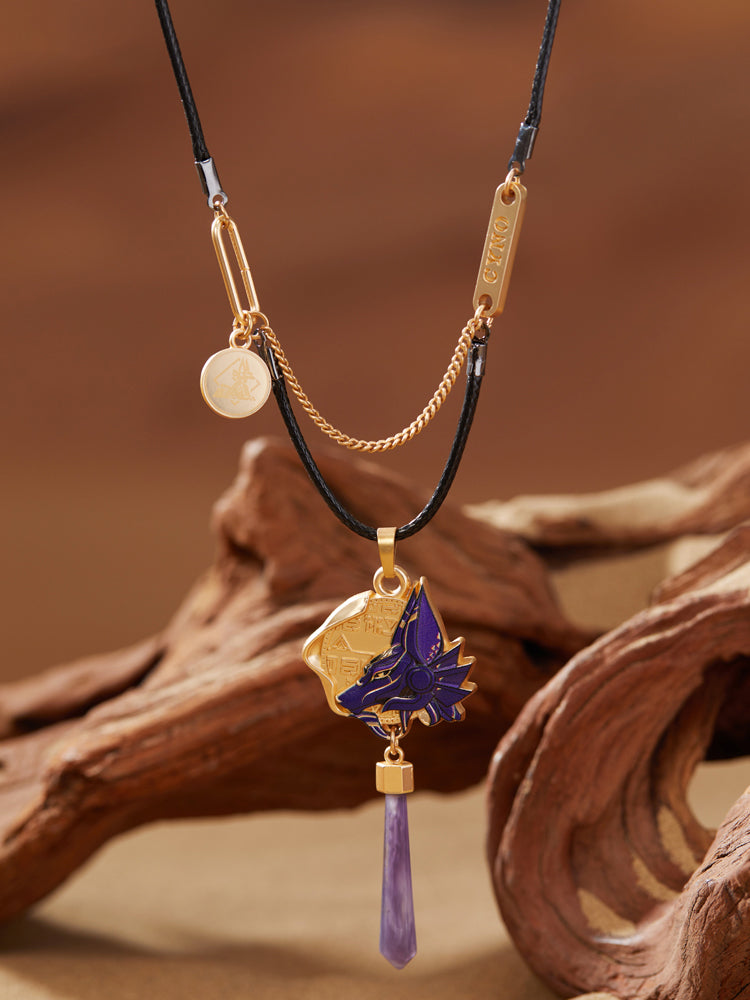 Genshin Impact Cyno necklace and ring set Sumeru Impressions series main product image