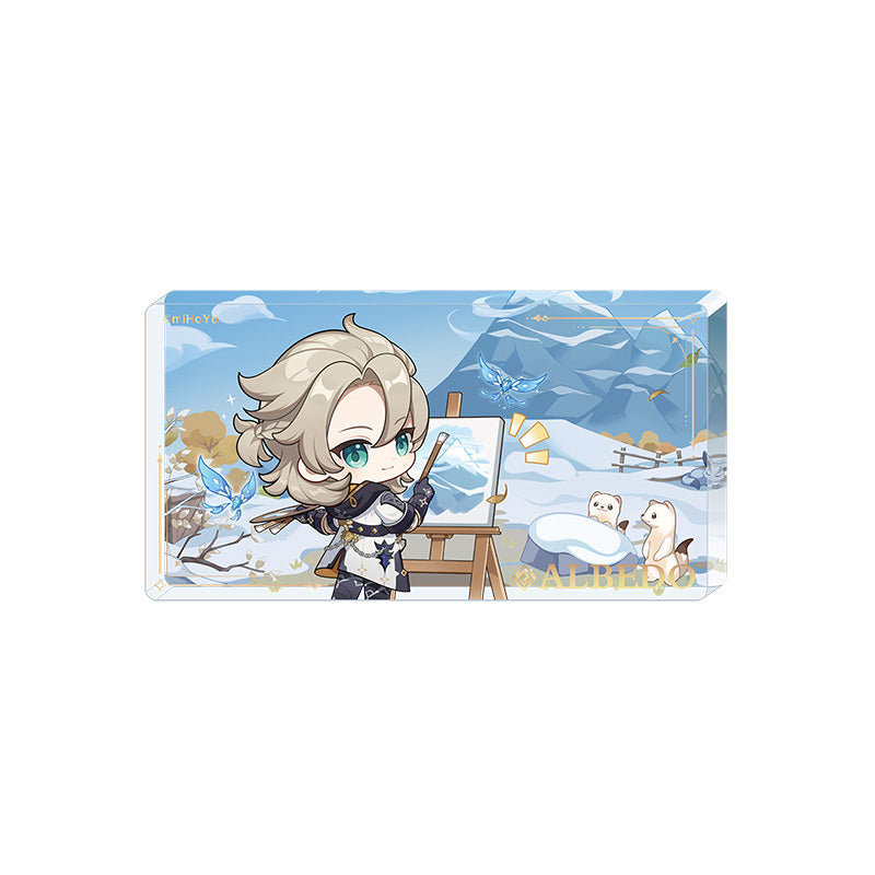 Genshin Impact Teyvat Nature Exploration Series chibi acrylic stand Albedo product main image