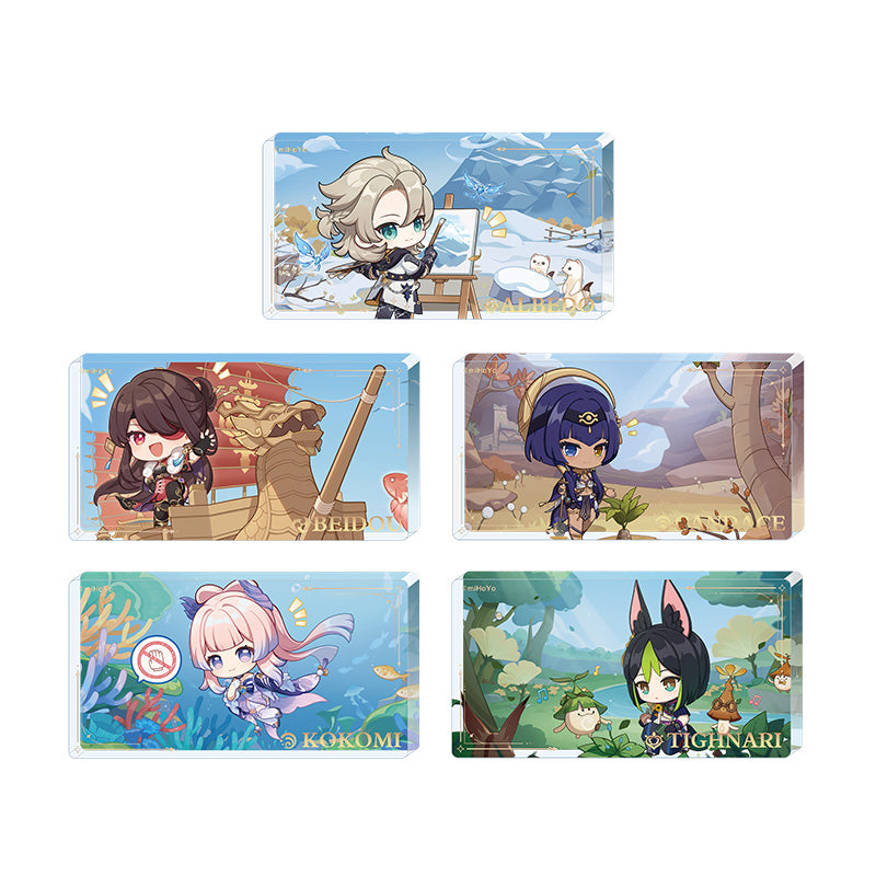 Genshin Impact Teyvat Nature Exploration Series chibi acrylic stand collection main image
