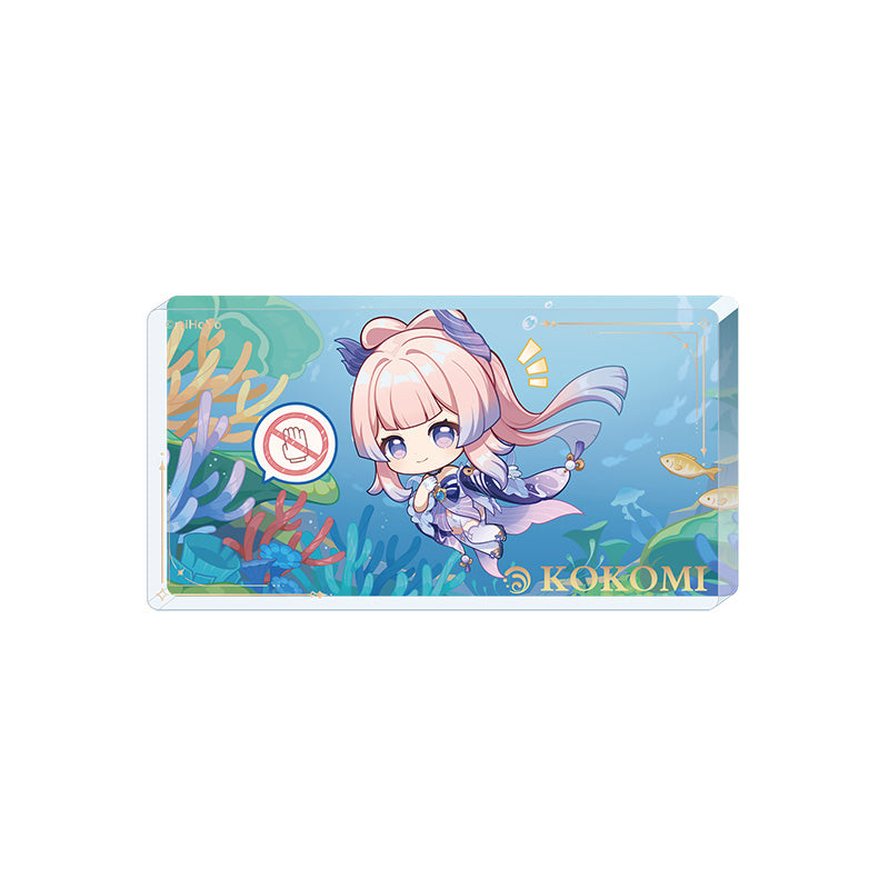 Genshin Impact Teyvat Nature Exploration Series chibi acrylic stand Sangonomiya Kokomi product main image