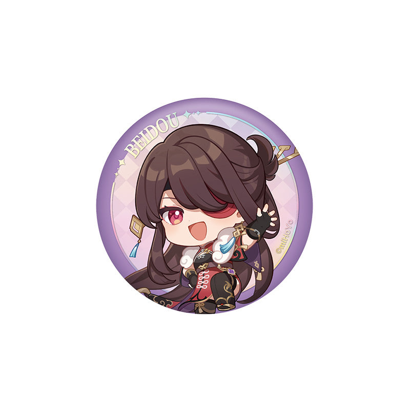 Genshin Impact Teyvat Nature Exploration Series chibi badge Beidou product main image
