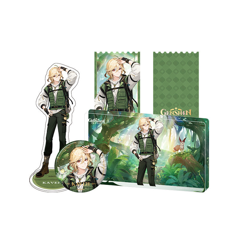 Genshin Impact Teyvat Nature Exploration Series full set Kaveh with holographic ticket product main image