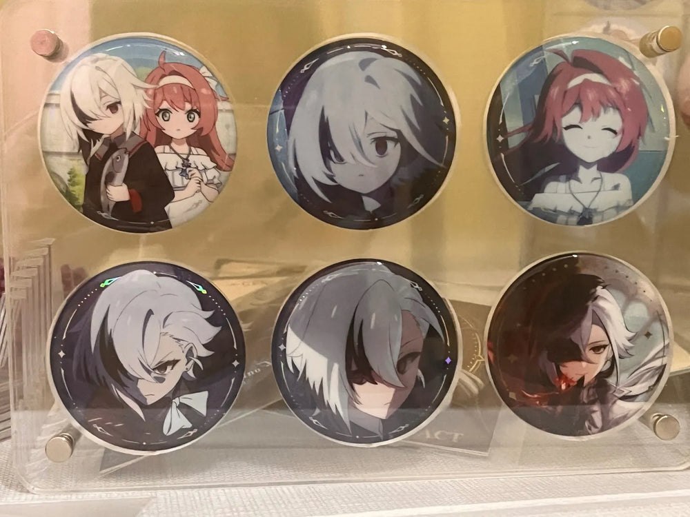 Genshin Impact The Song Burning in the Embers Badge & Film Bookmark Set