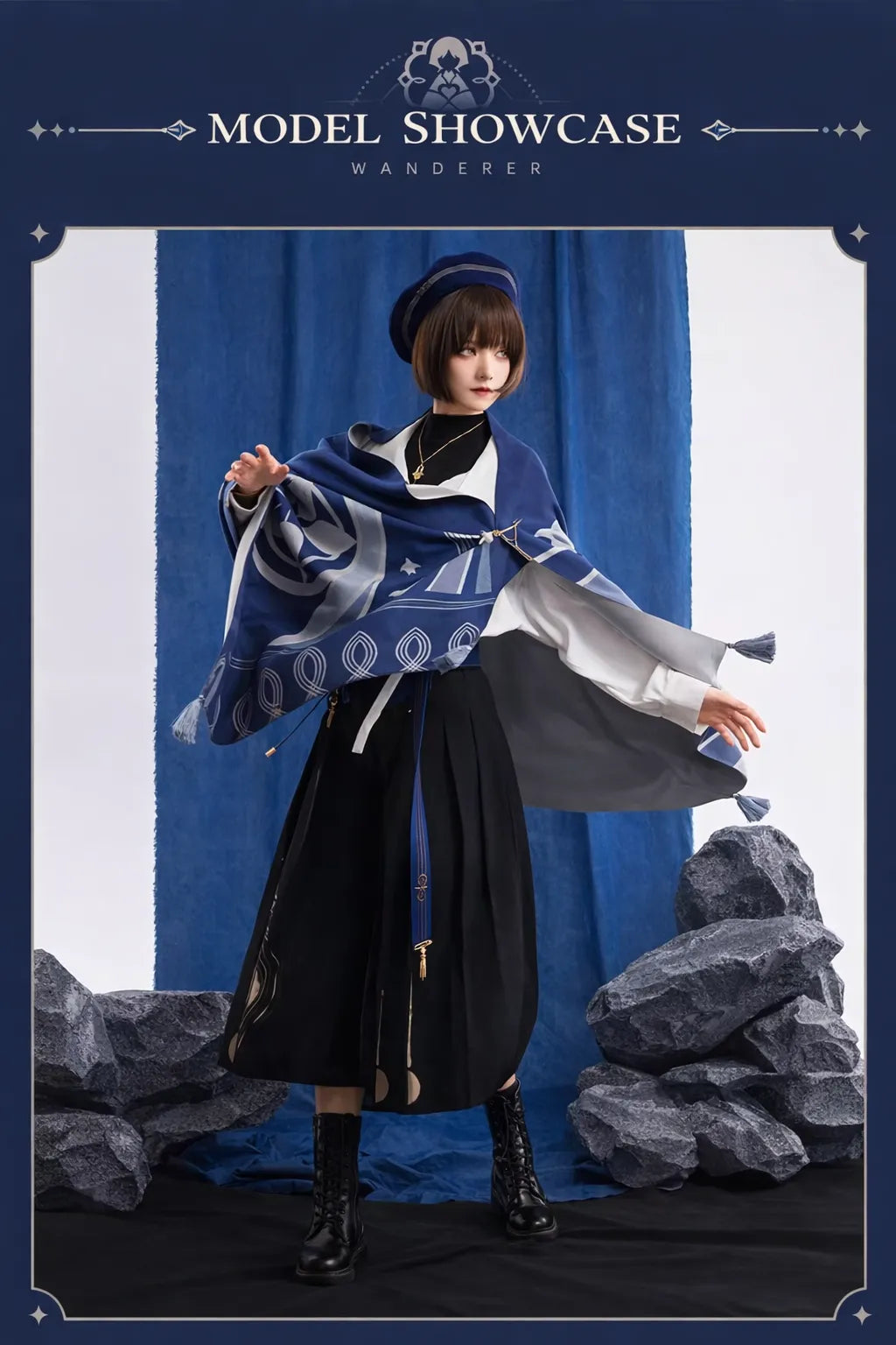 Wanderer brooch cosplay styling outfit accessory look