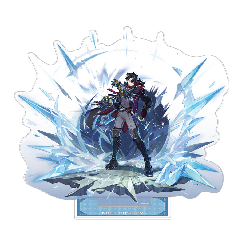 Genshin Wishing Series acrylic stand featuring Wriothesley character display