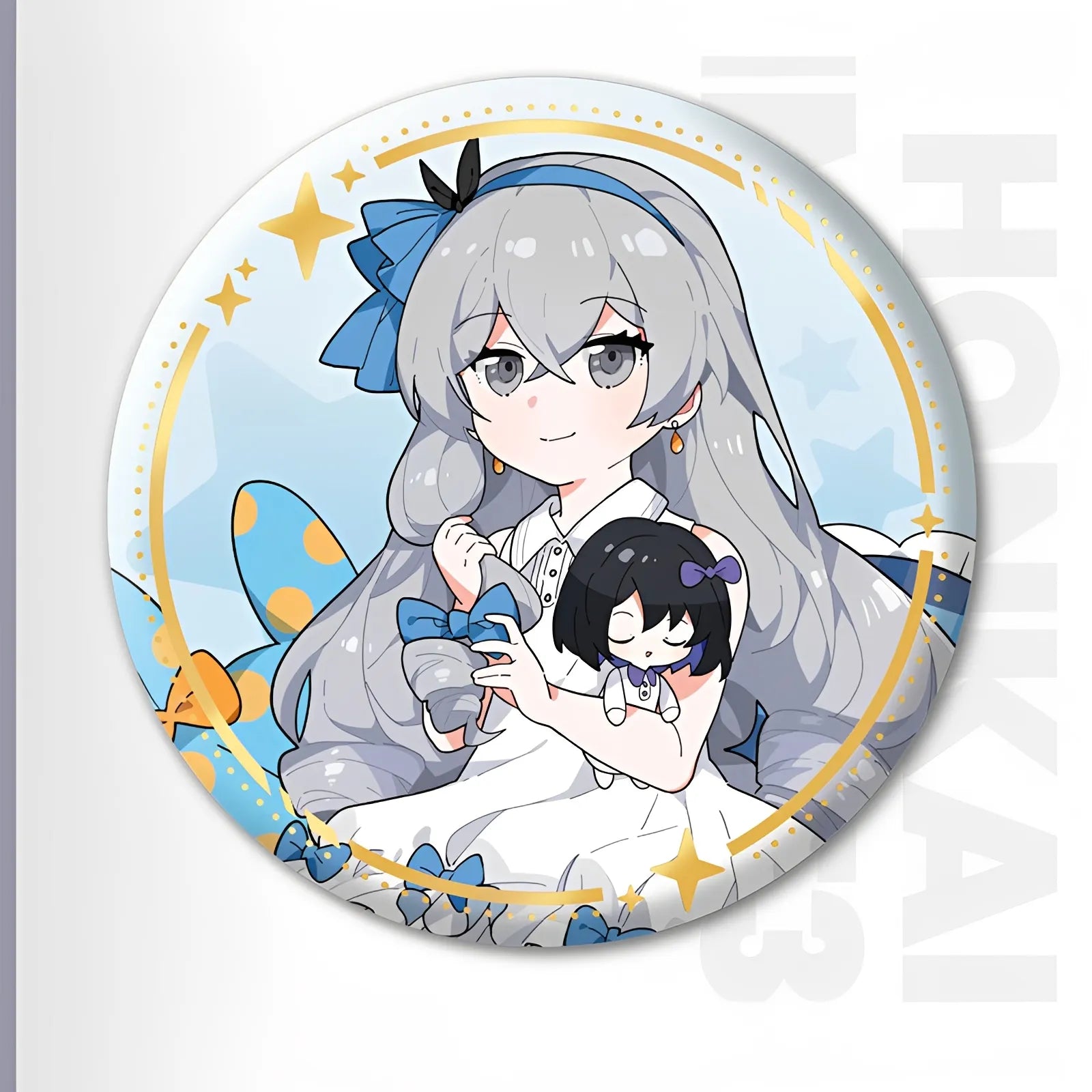 Honkai Impact 3 chibi Herrscher series tinplate badge Bronya Herrscher of Reason