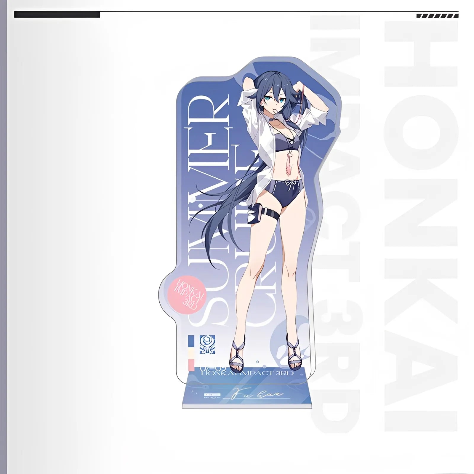 Honkai Impact 3 Fu Hua Leisure Summer Series acrylic stand anime figure display
