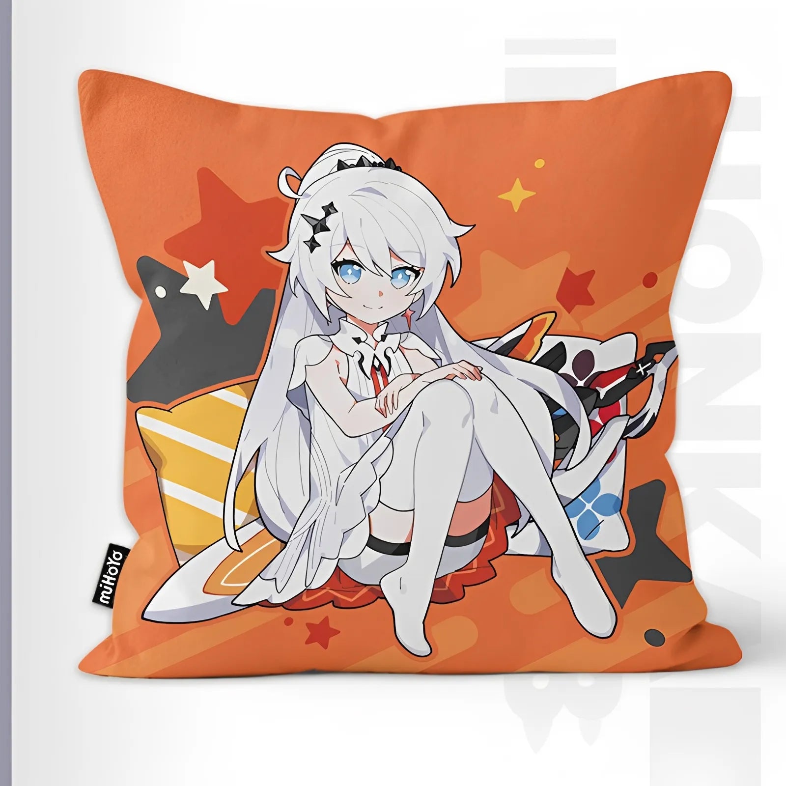 Honkai Impact 3 Herrscher Series cushion featuring Kiana Herrscher of Flamescion design