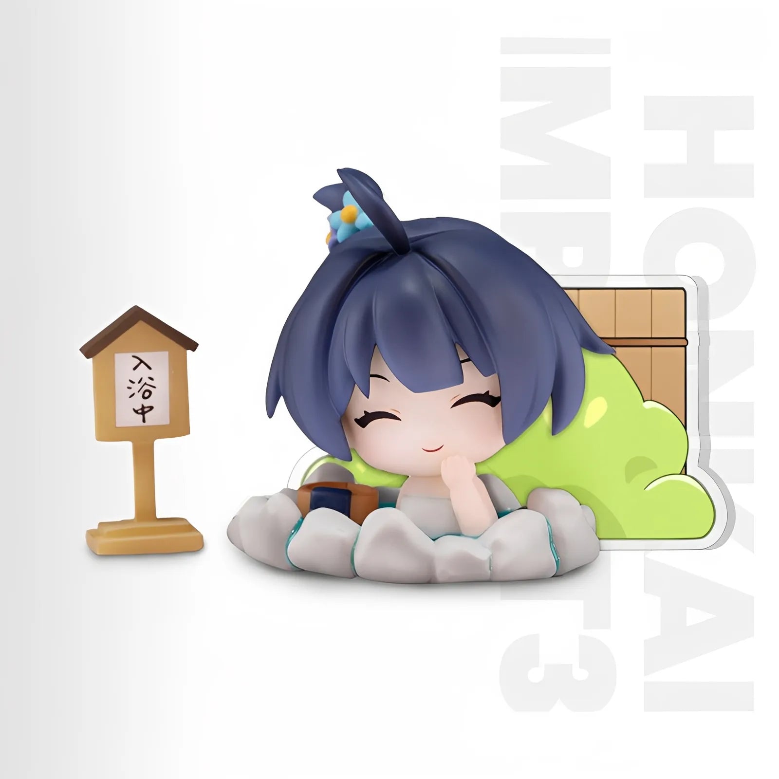 Honkai Impact 3 Hot Spring Vacation chibi figure Raiden Mei collectible anime desk figure