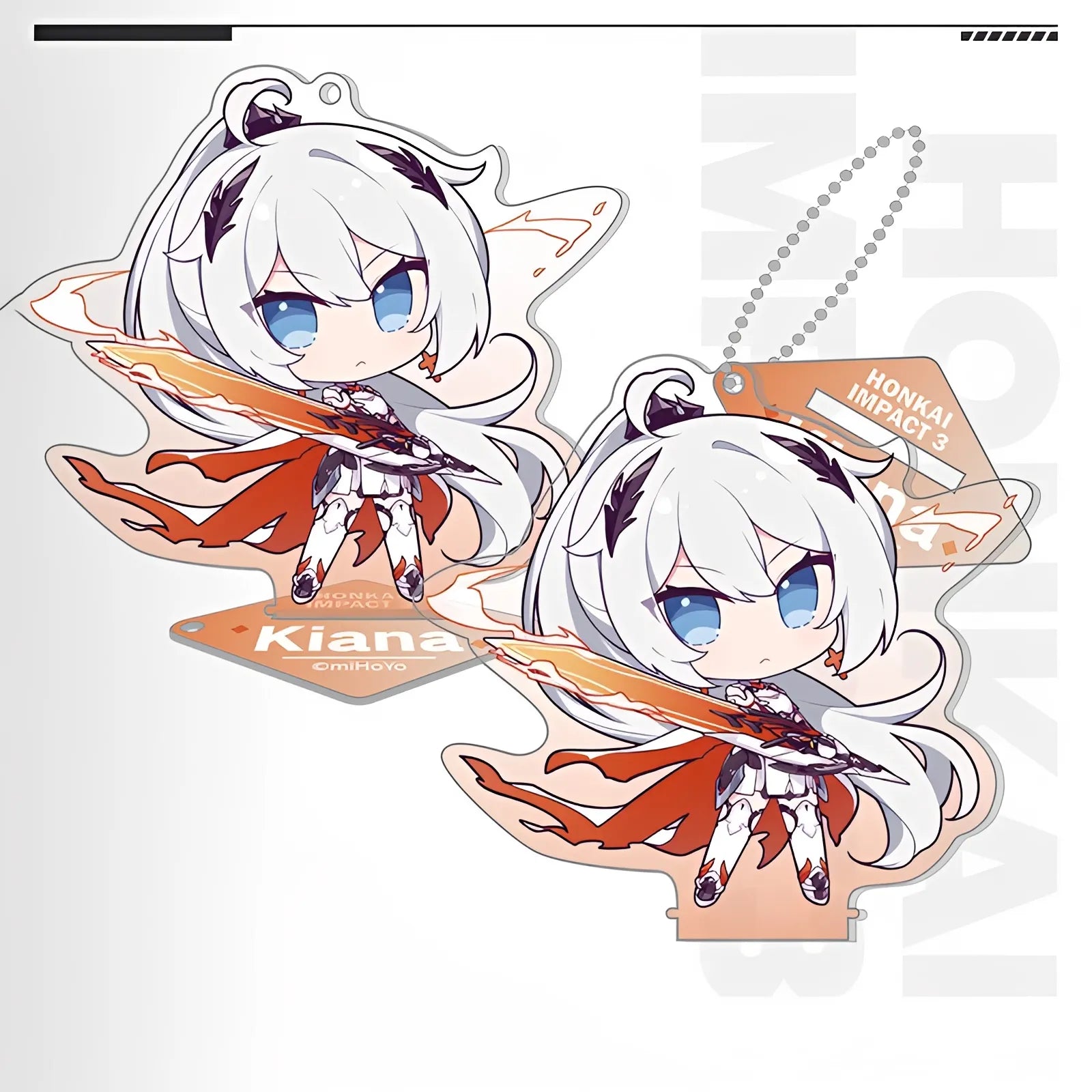 Honkai Impact 3 Kiana chibi acrylic keychain