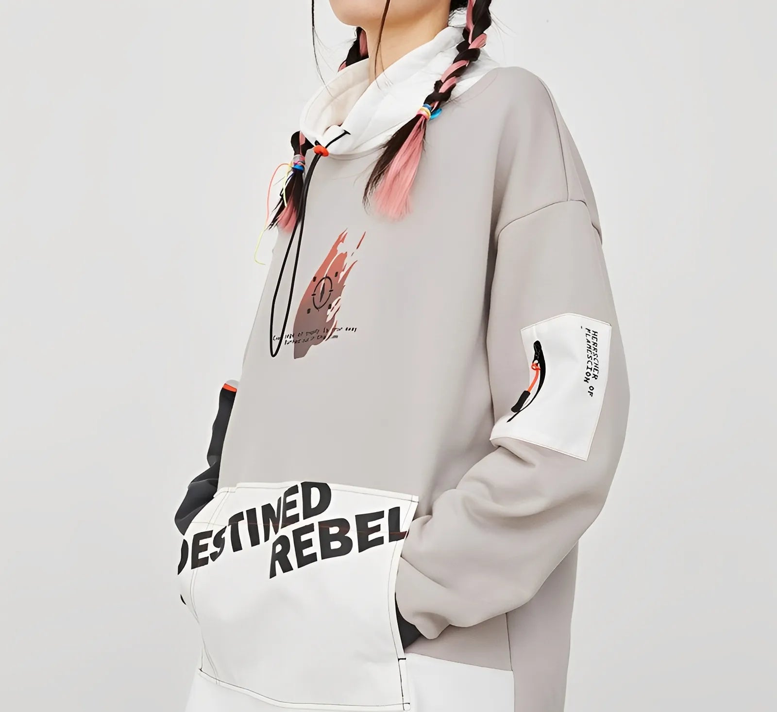 Honkai Impact 3 Flame-Chasers hoodie inspired by Kiana Herrscher of Flamescion back view anime hoodie