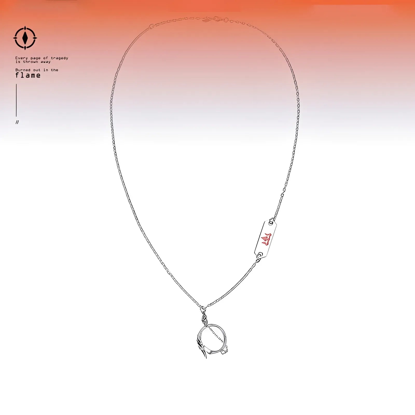 Kiana Herrscher of Flamescion ring necklace pendant detail Honkai Impact 3 collectible accessory