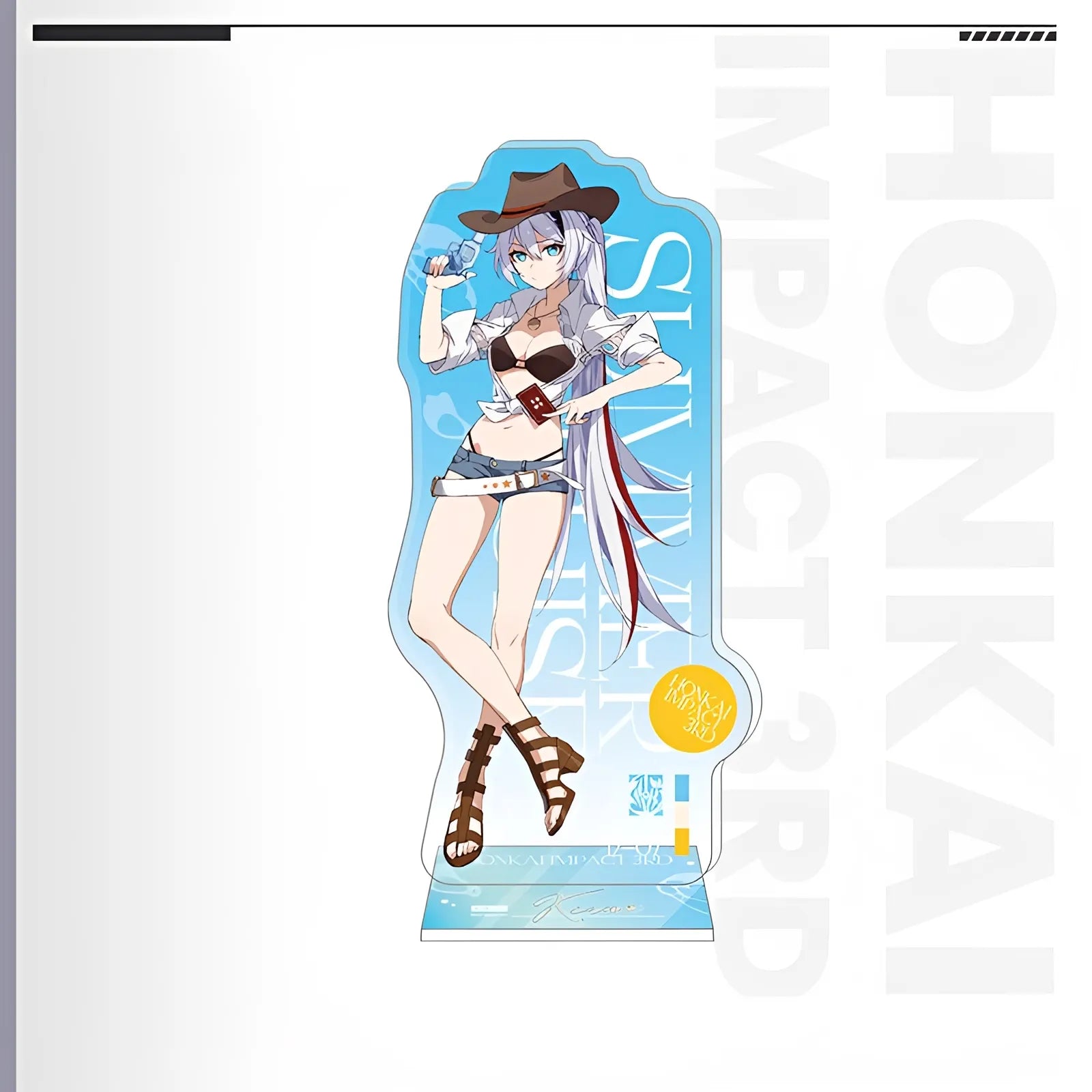 Honkai Impact 3 Kiana Kaslana Leisure Summer Series acrylic stand anime figure display