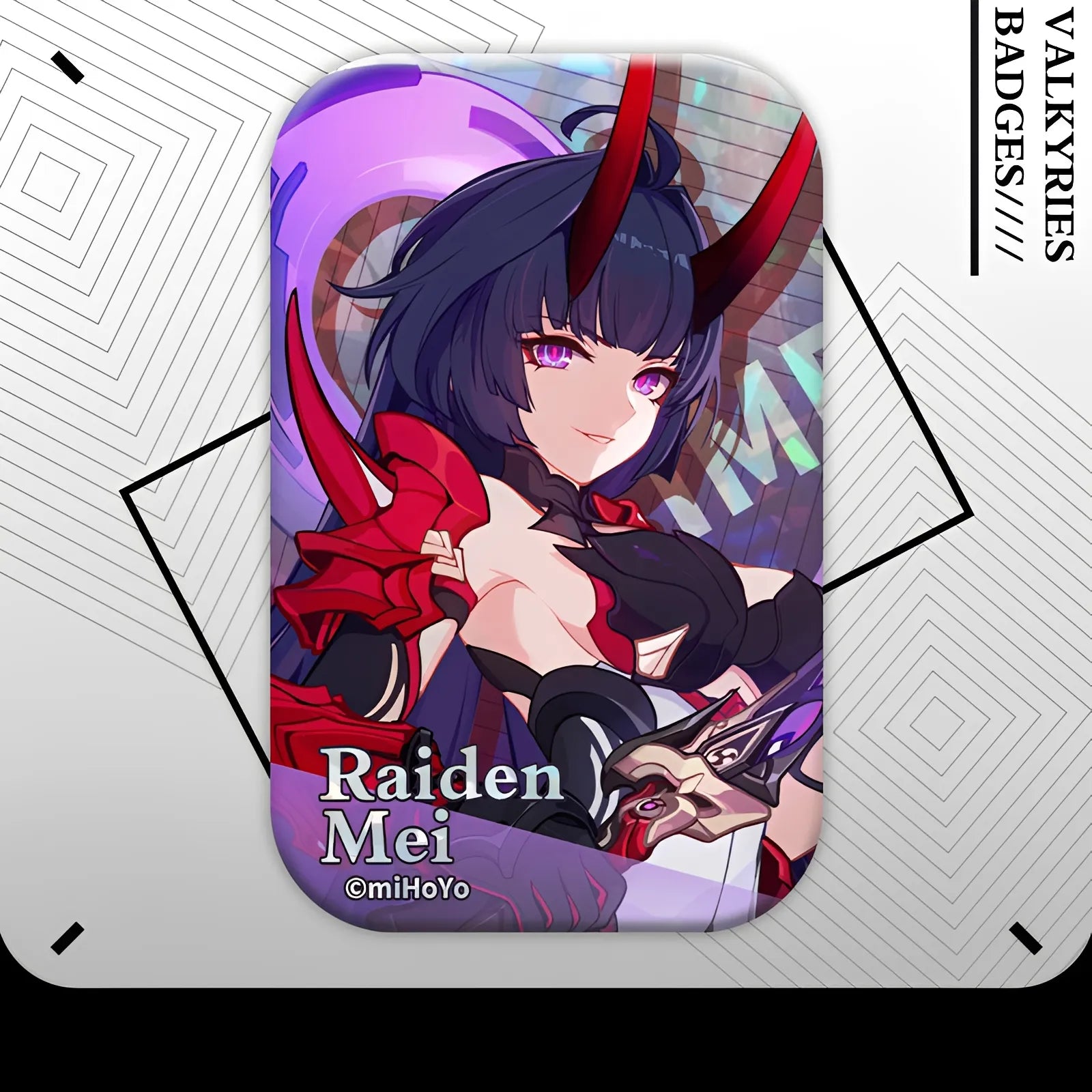 Honkai Impact 3 Kiana Kaslana square badge