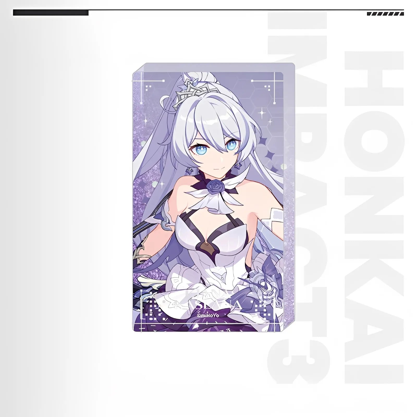 Honkai Impact 3 Kiana quicksand acrylic stand glitter design
