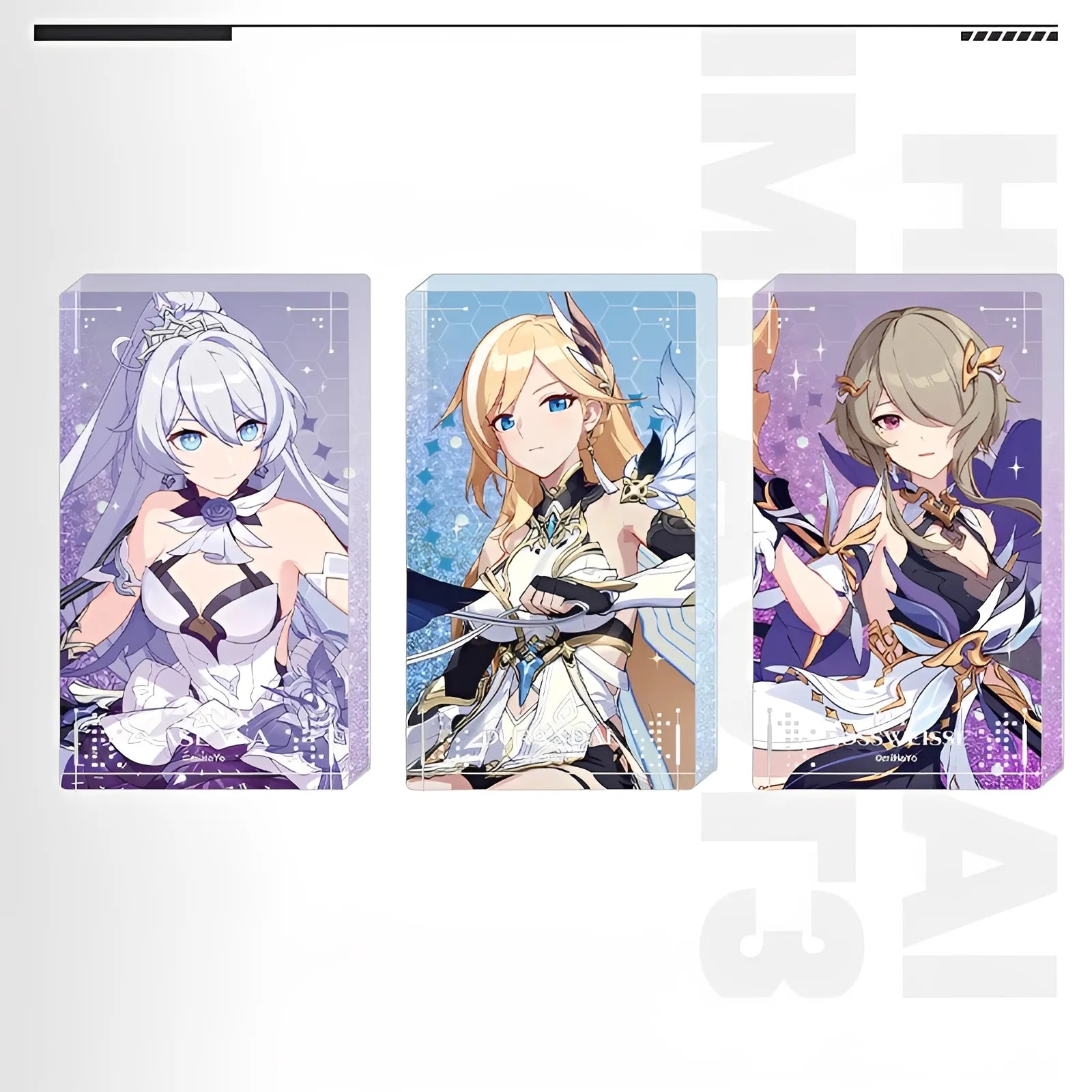 Honkai Impact 3 Kiana Rita Durandal quicksand acrylic stand collection display