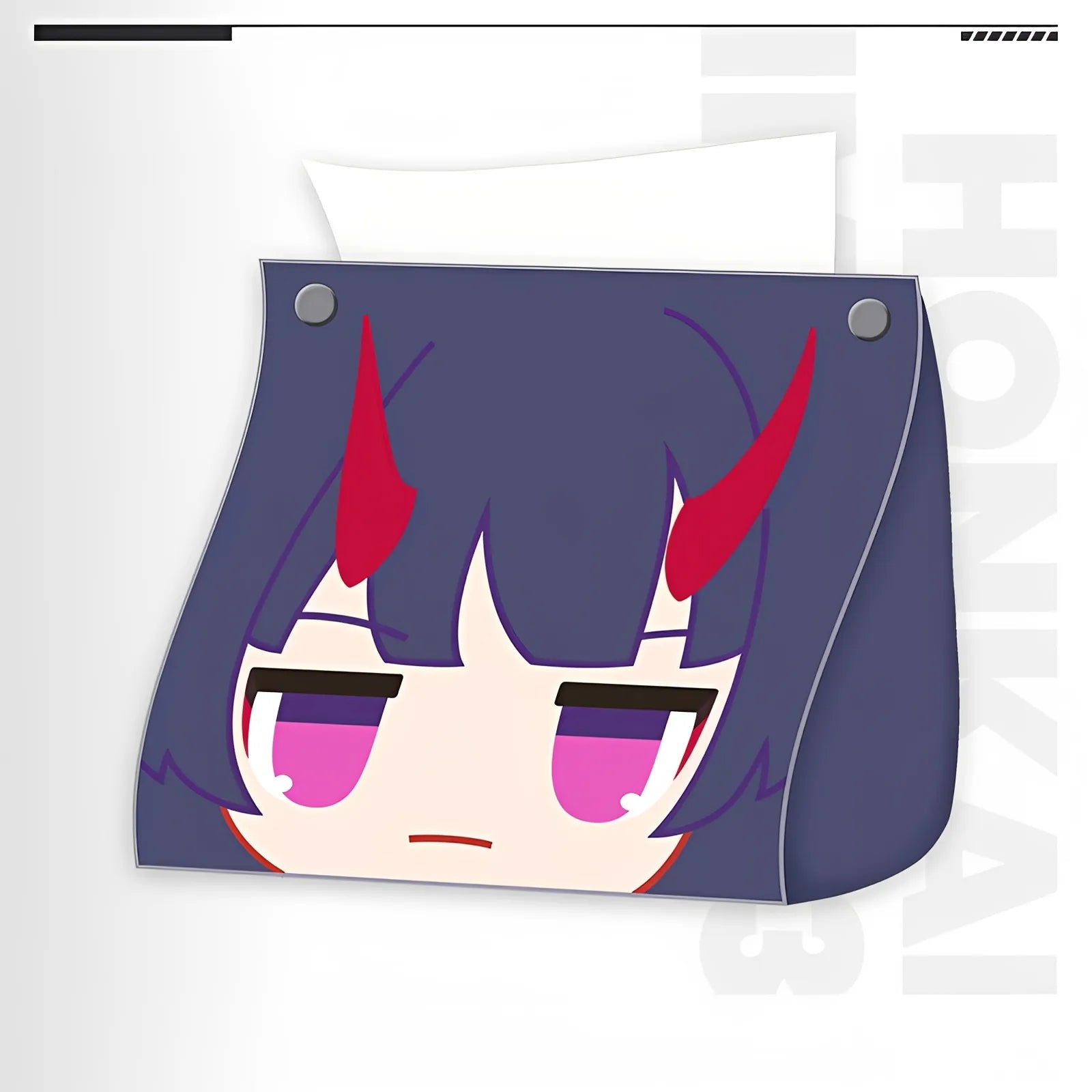 Honkai Impact 3 Raiden Mei chibi Valkyrie PU leather tissue box anime desk accessory