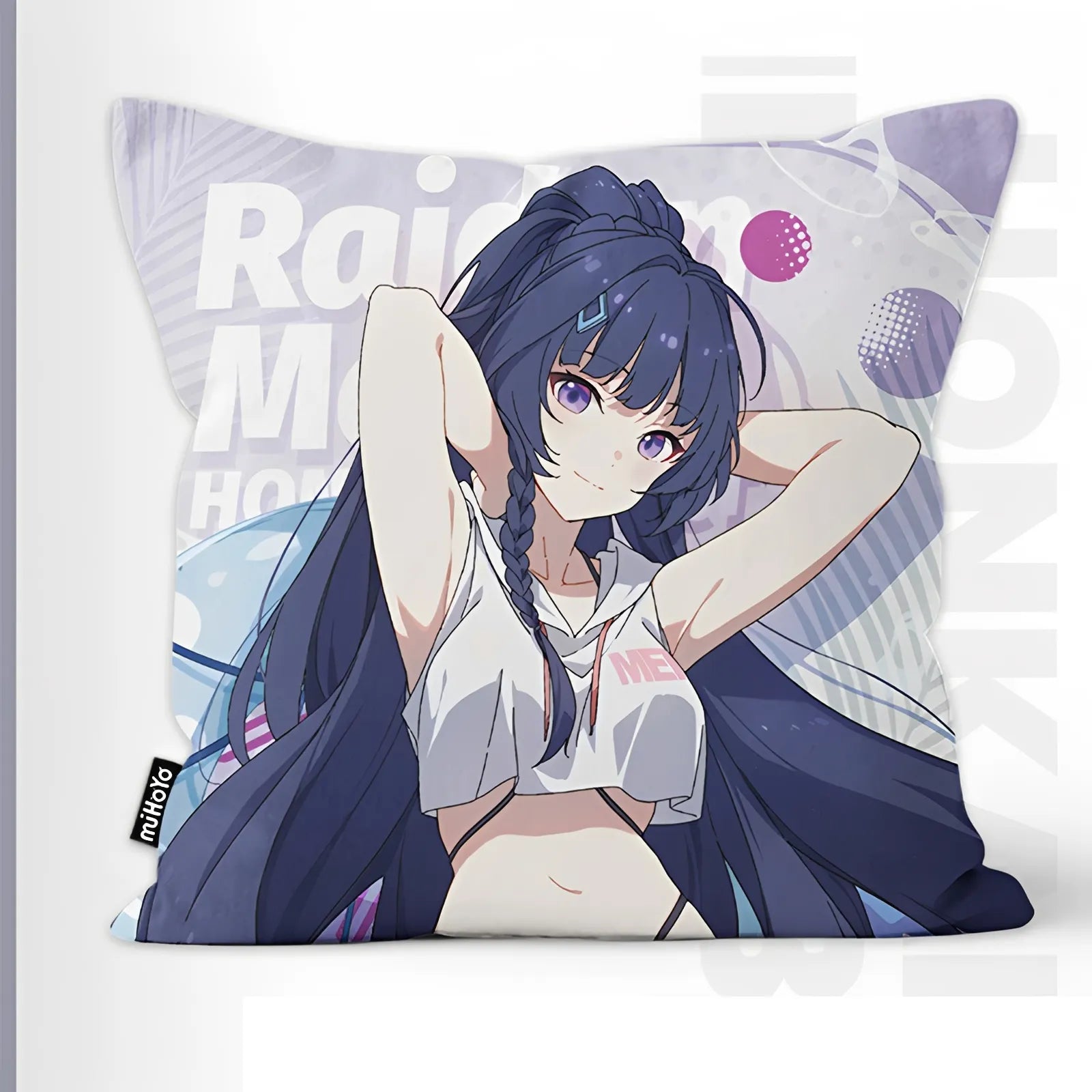 Honkai Impact 3 Raiden Mei Leisure Summer Series plush pillow anime cushion