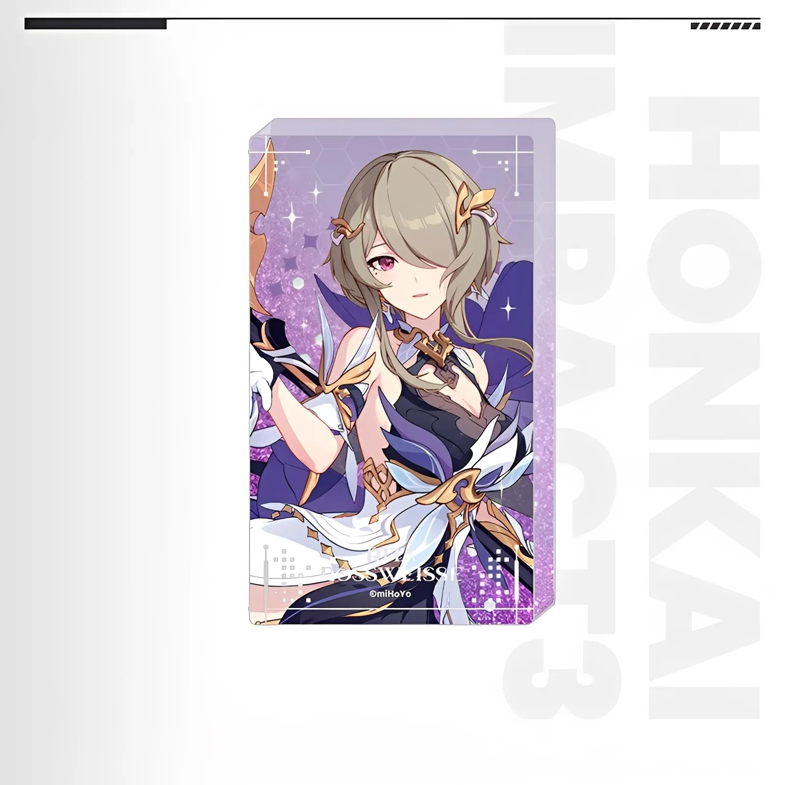 Honkai Impact 3 Rita quicksand acrylic stand glitter display
