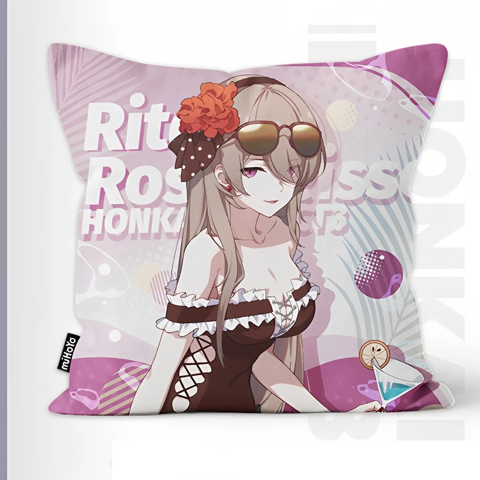 Honkai Impact 3 Rita Rossweisse Leisure Summer Series plush pillow anime cushion