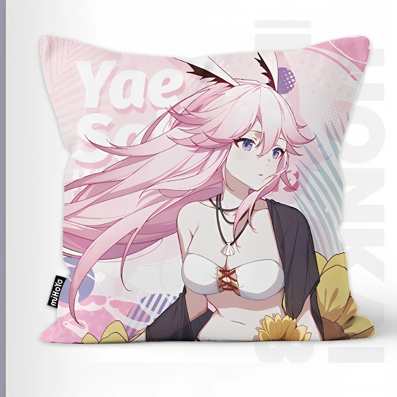 Honkai Impact 3 Yae Sakura Leisure Summer Series plush pillow anime cushion